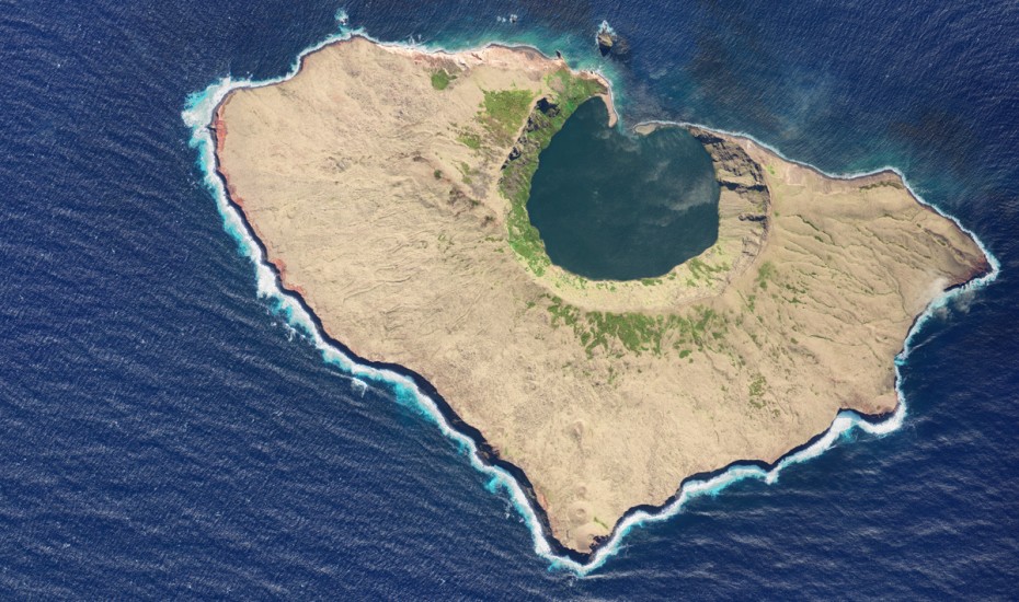 Île St. Paul - Satellitenbild