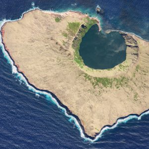Île St. Paul - Satellitenbild