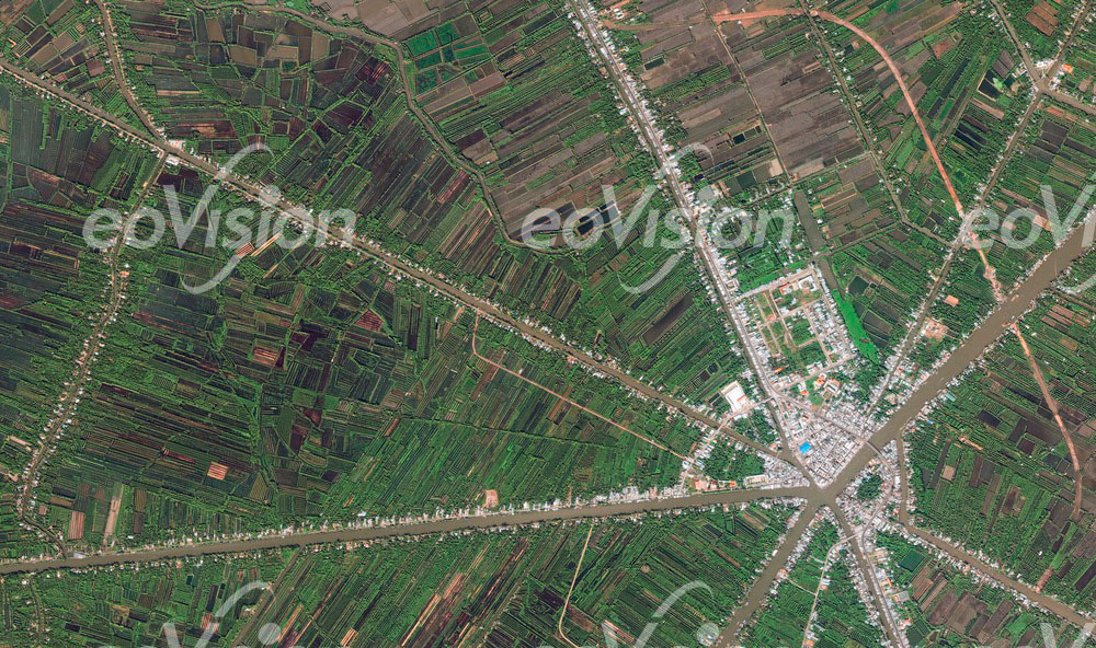 Dorfstruktur Mekongdelta