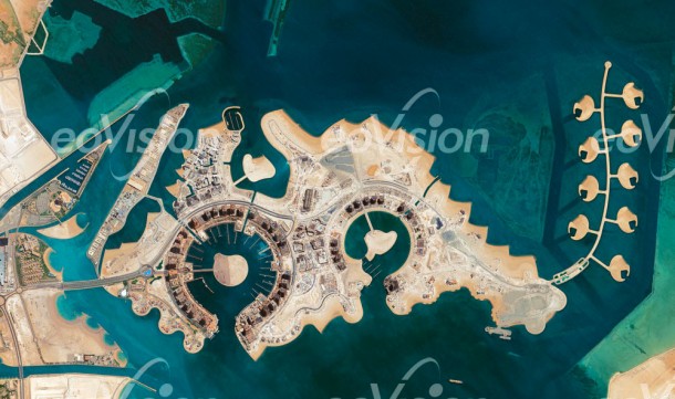 The Pearl - künstlich angelegte Insel in Katar
