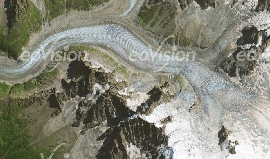 Mer de Glace - Gletscher Mont Blanc Massiv