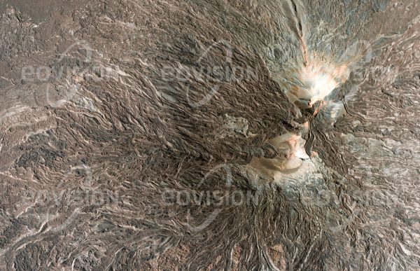Das Satellitenbild "TOUSSIDÉ VULKAN - Tschad" ist dem Bildband "WÜSTEN - Lebensraum der Extreme" entnommen. Bildbeschreibung: Zu diesem Bild gibt es keine Bildbeschreibung